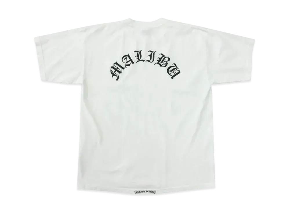 Chrome Hearts Malibu Exclusive Script Letter T-Shirt "White"