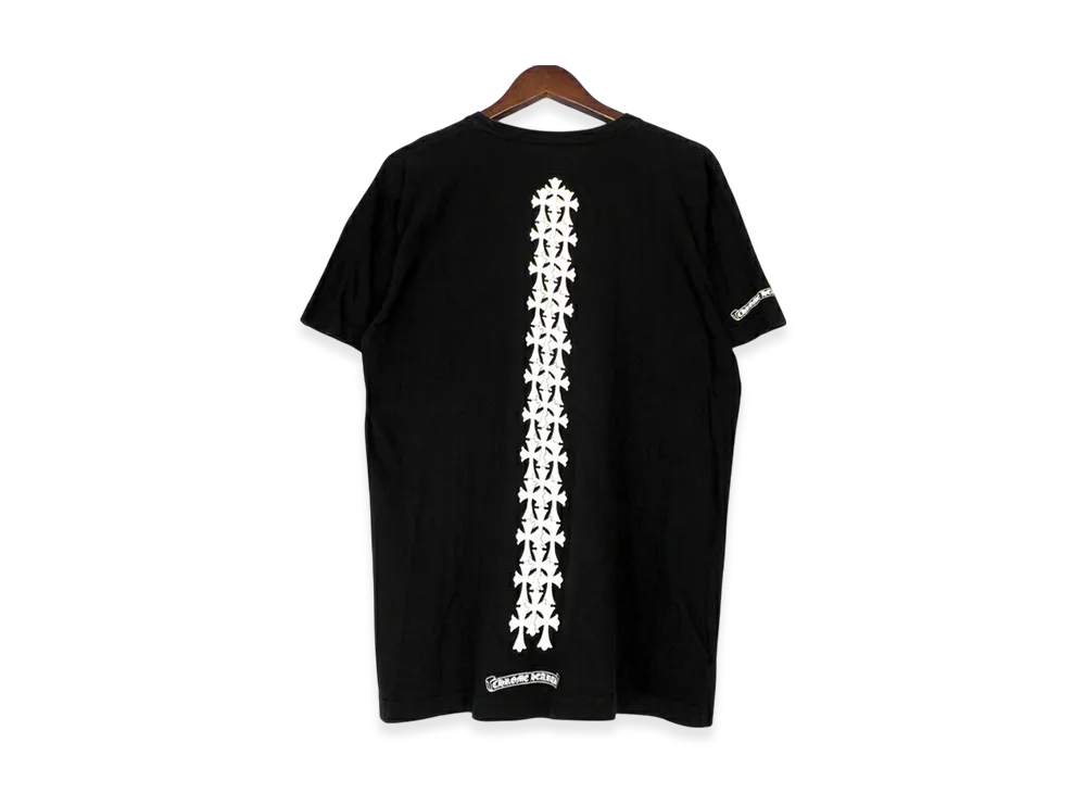 クロムハーツ セメタリークロス タイヤ トラックス Tシャツ "ブラック"