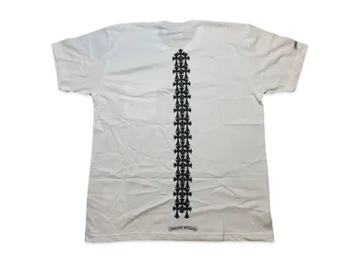 Chrome Hearts Cemetery Cross Tire Tracks T-Shirt "White"