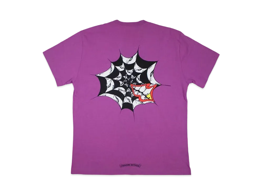 Chrome Hearts Matty Boy Spider Web T-Shirt "Purple"