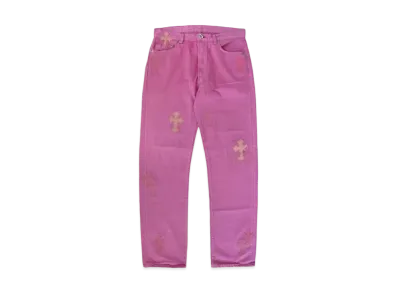 Chrome Hearts Matty Boy Sex Records Vintage LEVI'S Jeans "Pink"