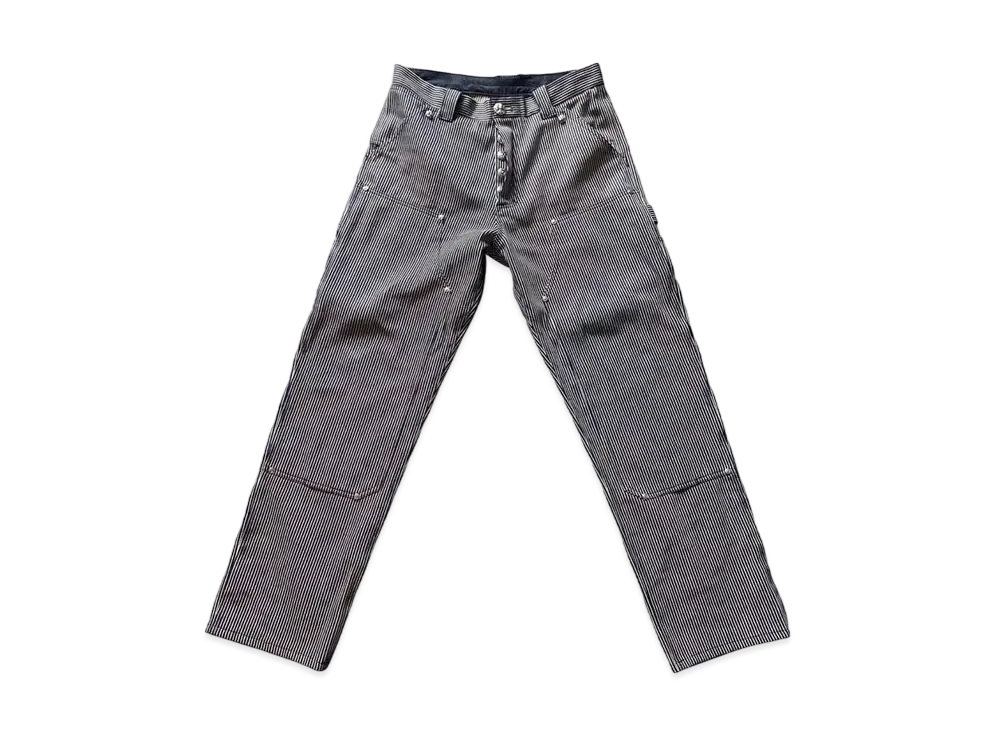 Chrome Hearts Carpenter CNVS Double Knee Pants "Pin Stripe"