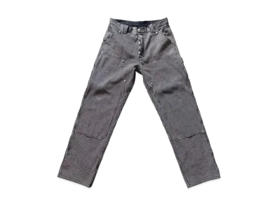 Chrome Hearts Carpenter CNVS Double Knee Pants "Pin Stripe"