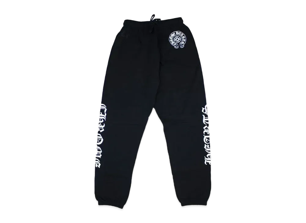クロム ハーツ ホース シュー ロゴ スウェットパンツ "ブラック"
