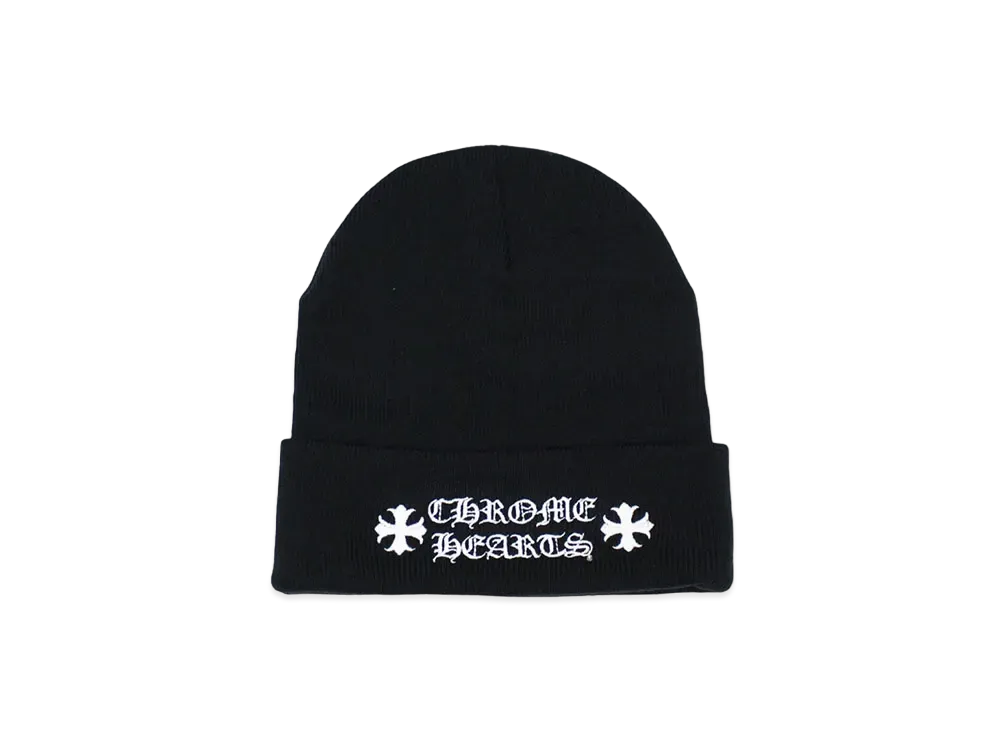 Chrome Hearts Wool Watch Cap Logo Embroidery Beanie "Black"