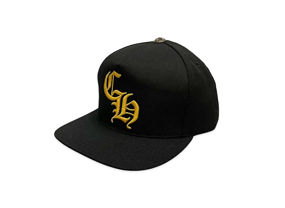 Chrome Hearts Baseball Cap 5 Panel CH "Black/Yellow"