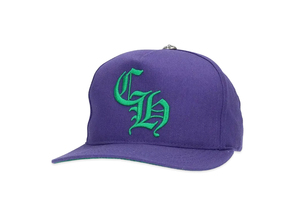 Chrome Hearts Baseball Cap 5 Panel CH "Purple/Green"