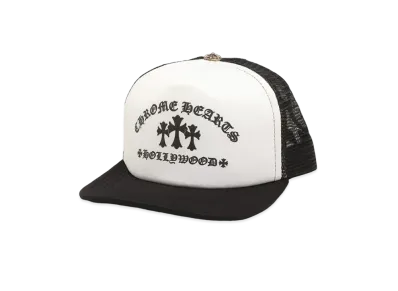 Chrome Hearts Trucker Cap King Taco "Black/White"