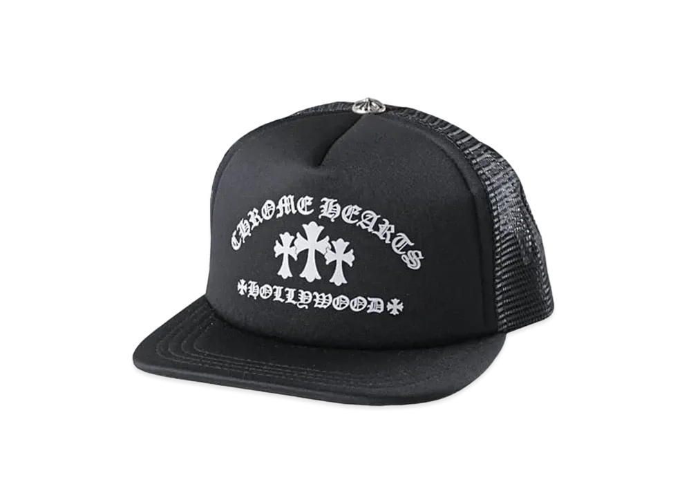 Chrome Hearts Trucker Cap King Taco "Black"