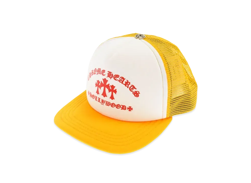 クロムハーツ トラッカーキャップ キング タコ "イエロー/ホワイト"