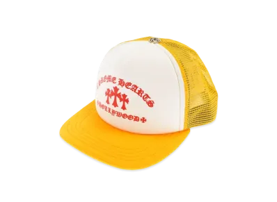 Chrome Hearts Trucker Cap King Taco "Yellow/White"