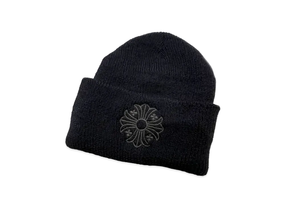 クロムハーツ ウールワッチキャップ CHプラス "ブラック"