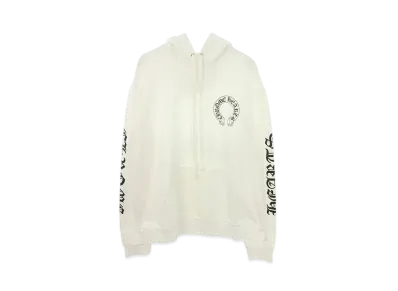 Chrome Hearts PPO HD Chomper PLVR Matty Boy Back Print Pullover Hoodie "White"