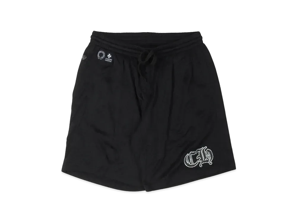 クロムハーツ メッシュ バーシティショーツ CHプリント ハーフパンツ