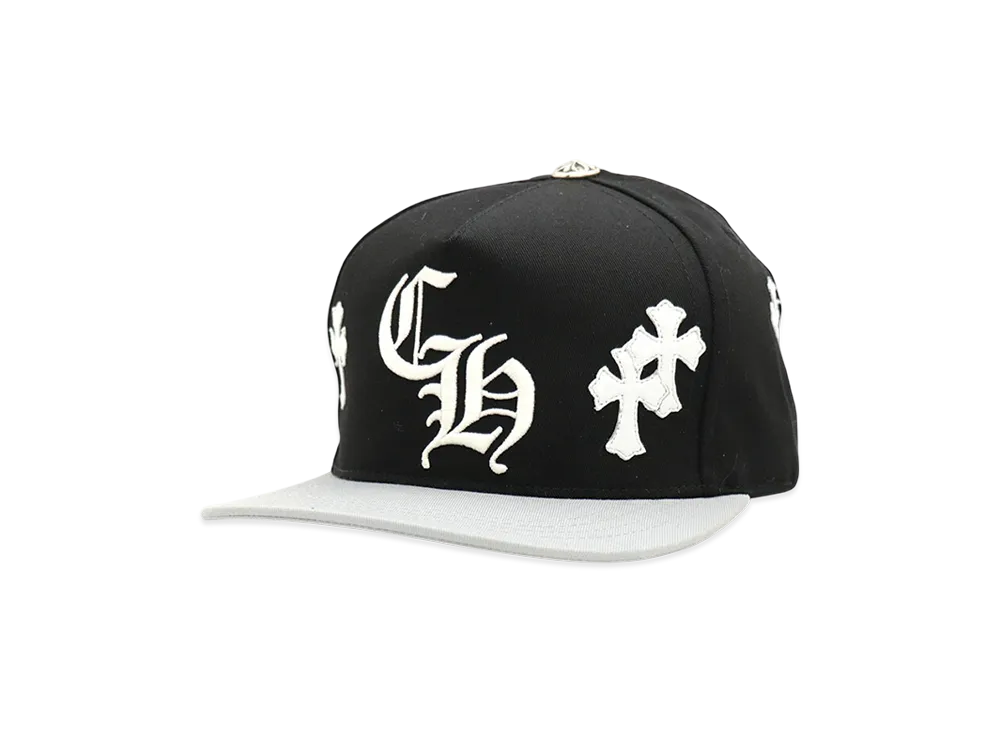 Chrome Hearts CH Hat Cross Patch Baseball Cap "Black/Grey/White"