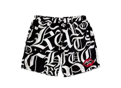 Chrome Hearts PPO The 69 Chomper Silk Pants "Black/White"