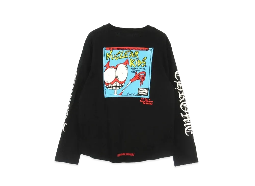 Chrome Hearts PPO Nuclear Kids Hnly Matty Boy Graphic Back Print L/S T-Shirt "Black"