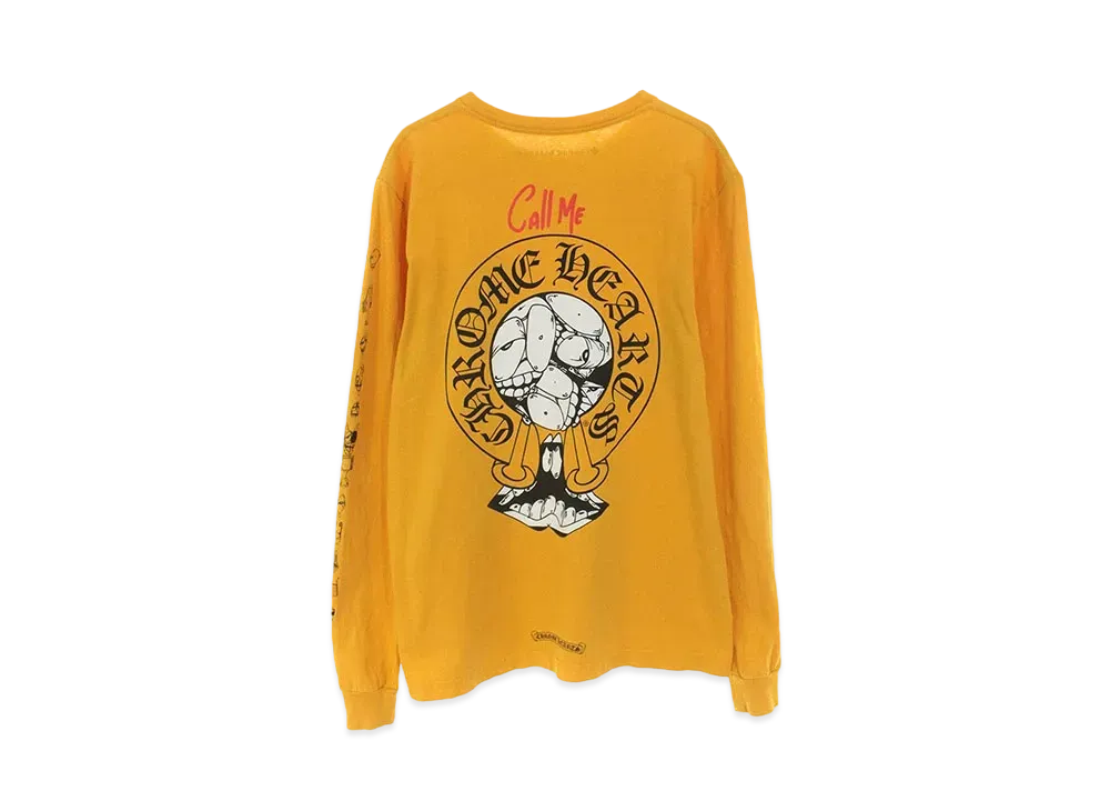 Chrome Hearts PPO Matty Boy Back Print L/S T-Shirt "Mustard"