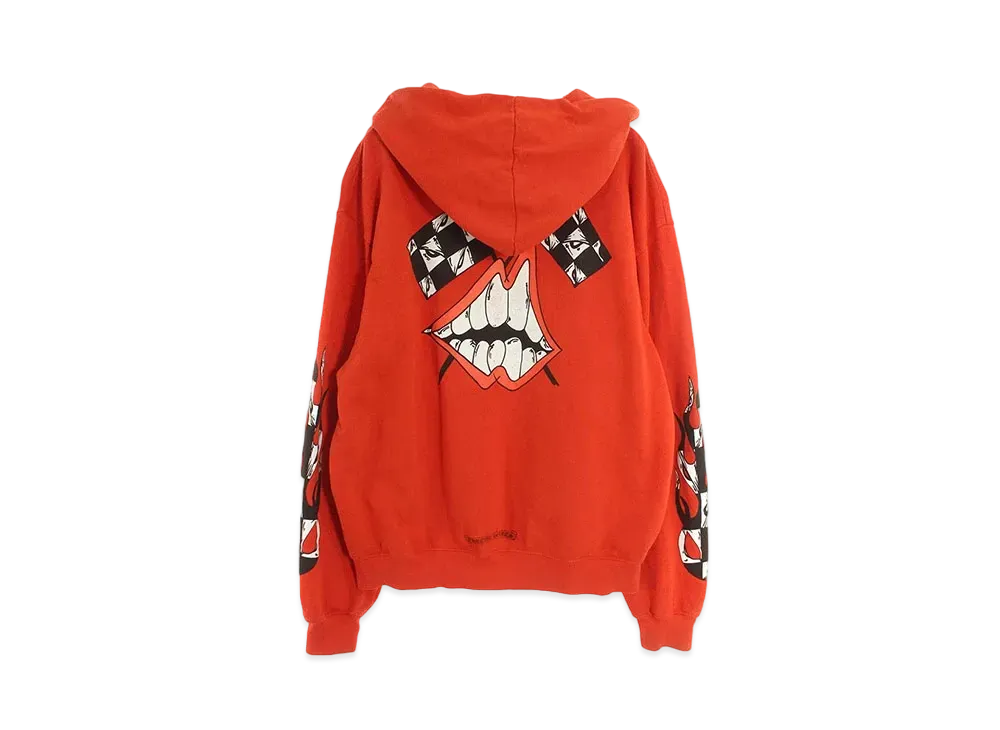 Chrome Hearts PPO HD PLVR Matty Boy Back Print Pullover Hoodie "Ketchup"