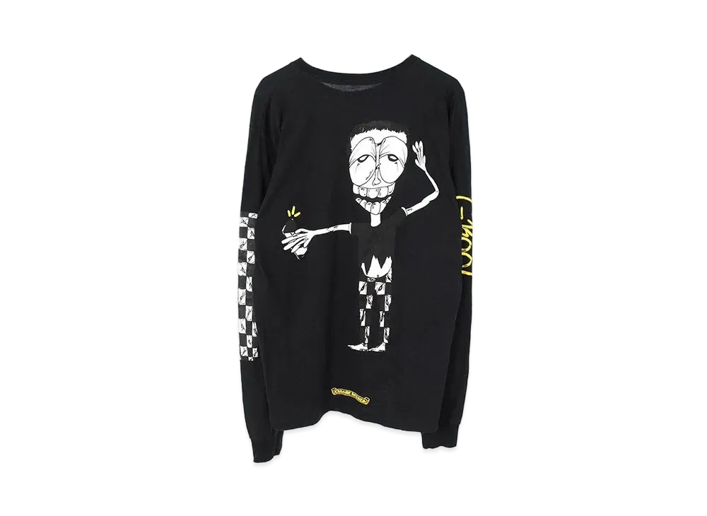 Chrome Hearts PPO Groot Matty Boy Print L/S T-Shirt "Black/White/Yellow"
