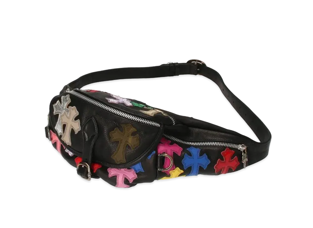 クロムハーツ #1 スナットパック マルチクロスパッチ レザー ウエスト