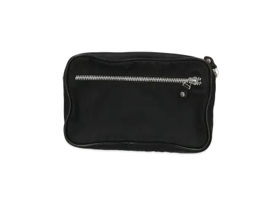 Chrome Hearts Nylon Zip Clutch Bag "Black"