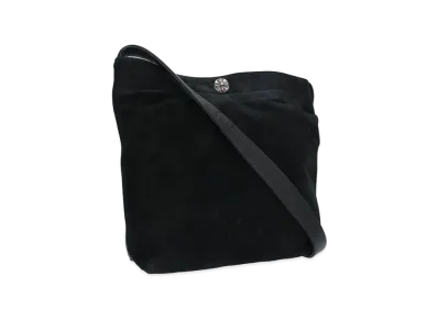 Chrome Hearts United Arrows 30th Anniversary CH Simple Suede Switcher Shoulder Bag "Black"
