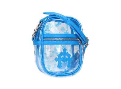 Chrome Hearts Taka Mini PVC Material Cross Patch Shoulder Bag "Blue"
