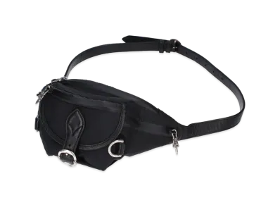 Chrome Hearts Nylon Snat Pack Mini Gunslinger Belt Waist Bag "Black"