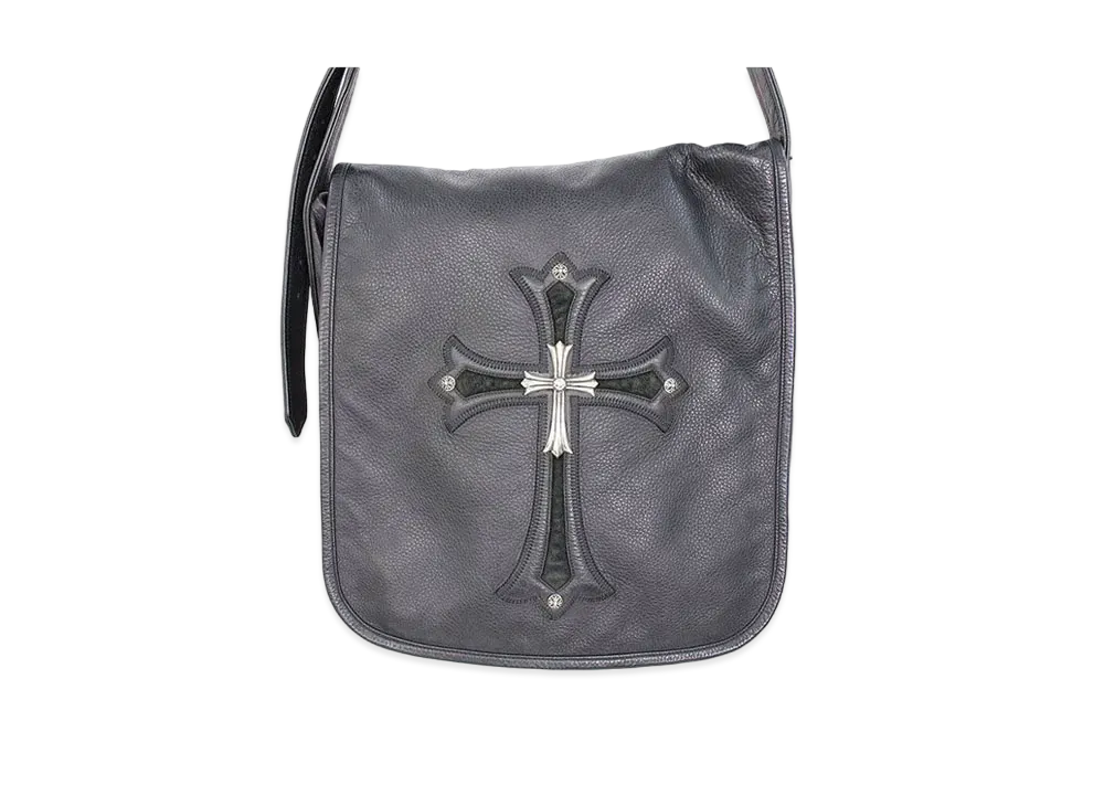 Chrome Hearts Mail Bag Large Cross Shoulder Bag "Black"
