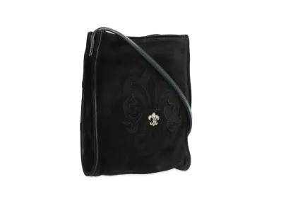 Chrome Hearts Square Pocket BS Flare Leather Patch Shoulder Bag "Black"
