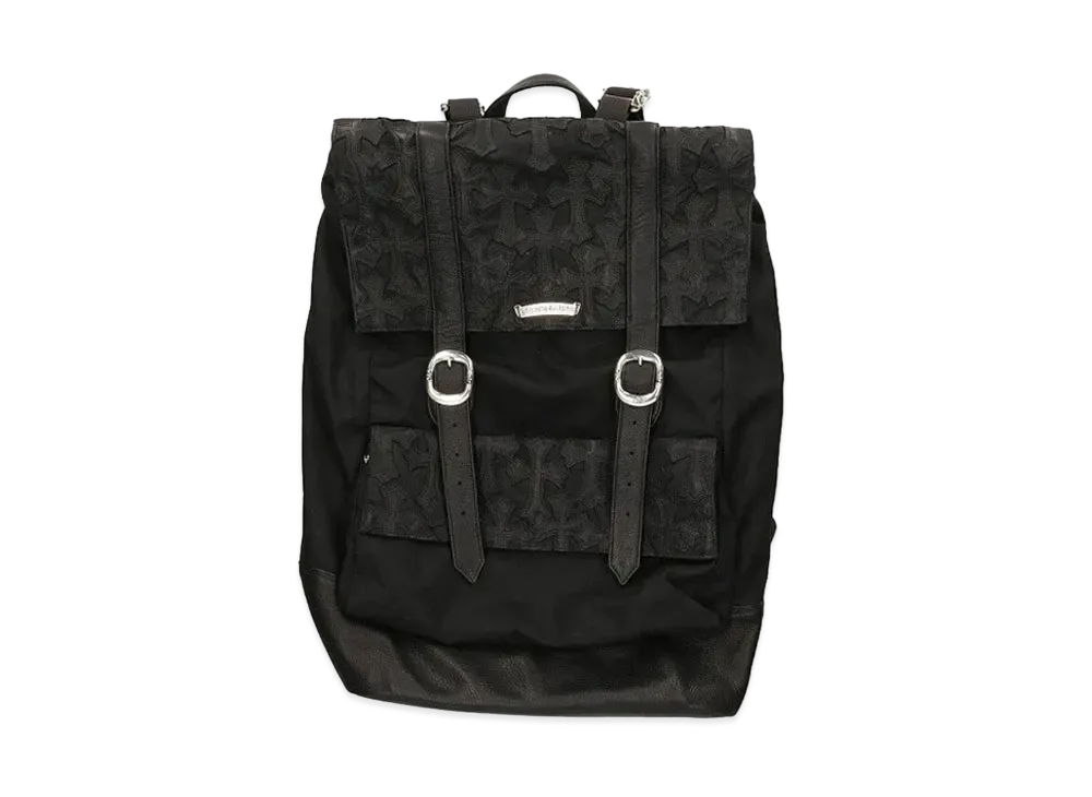 Chrome Hearts Moto Cross Cemetery Patch Gunslinger Strap Backpack "Black"
