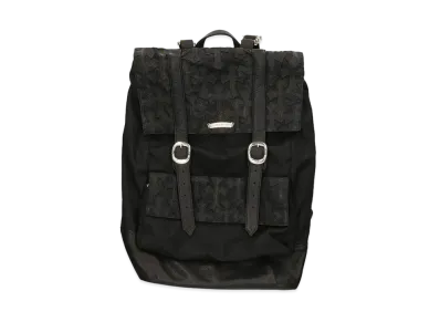 Chrome Hearts Moto Cross Cemetery Patch Gunslinger Strap Backpack "Black"
