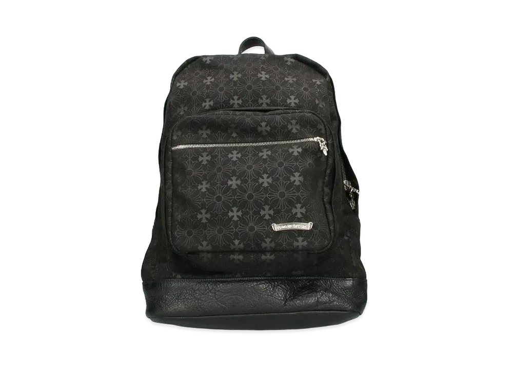 Chrome Hearts 7th Grade Denim CH Plus Total Pattern Backpack "Black"