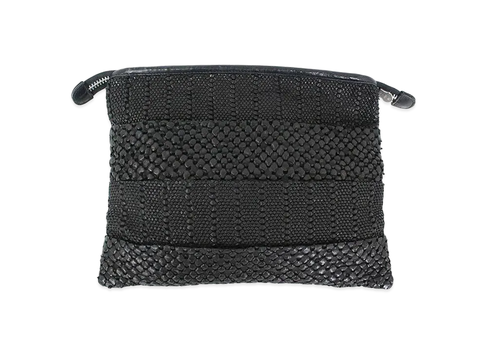 Chrome Hearts Multi Leather Switching Clutch Bag "Black"