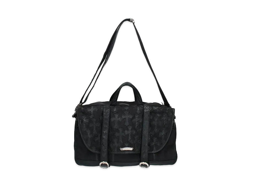 Chrome Hearts Cemetery Patch Shoulder Bag "Black"