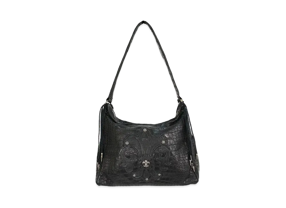 Chrome Hearts Bolo BS Flare Alligator Leather Shoulder Bag "Black"