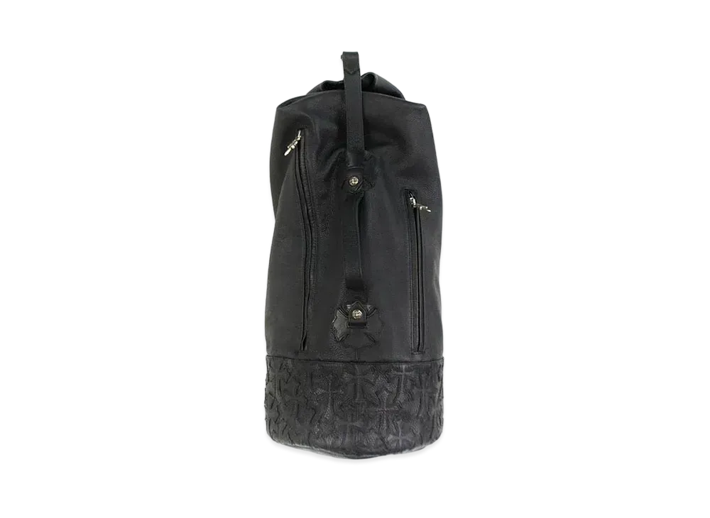 Chrome Hearts Eat You Whole Cemetery Cross Patch Dagger Duffel Shoulder Bag "Black"