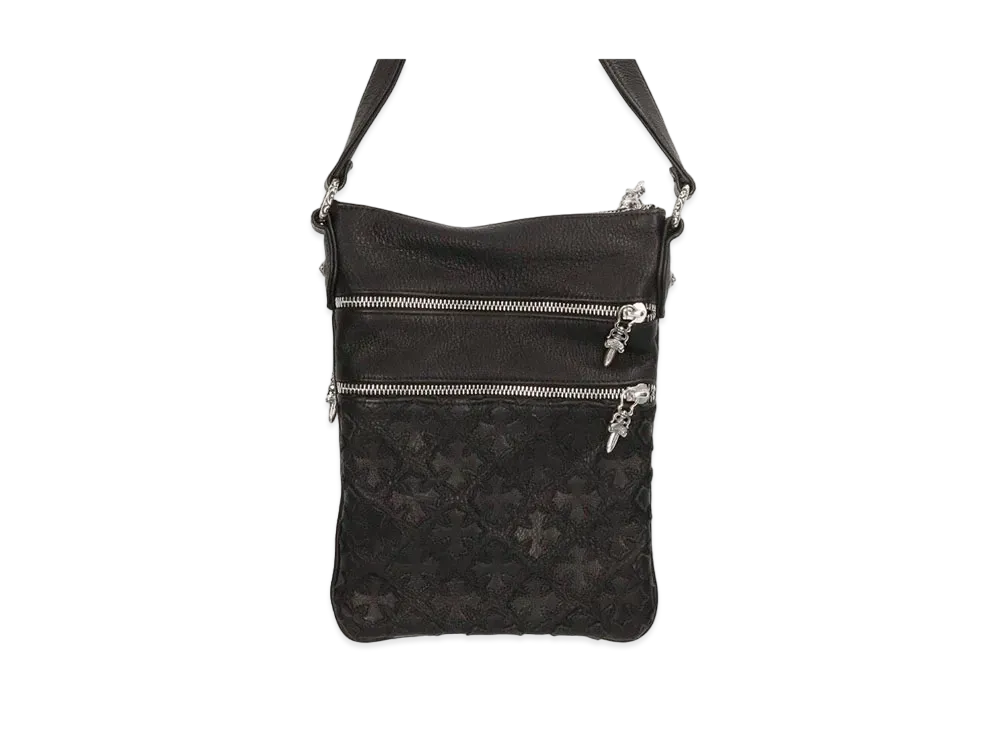 Chrome Hearts Perry CH Plus Patch Shoulder Bag "Black"