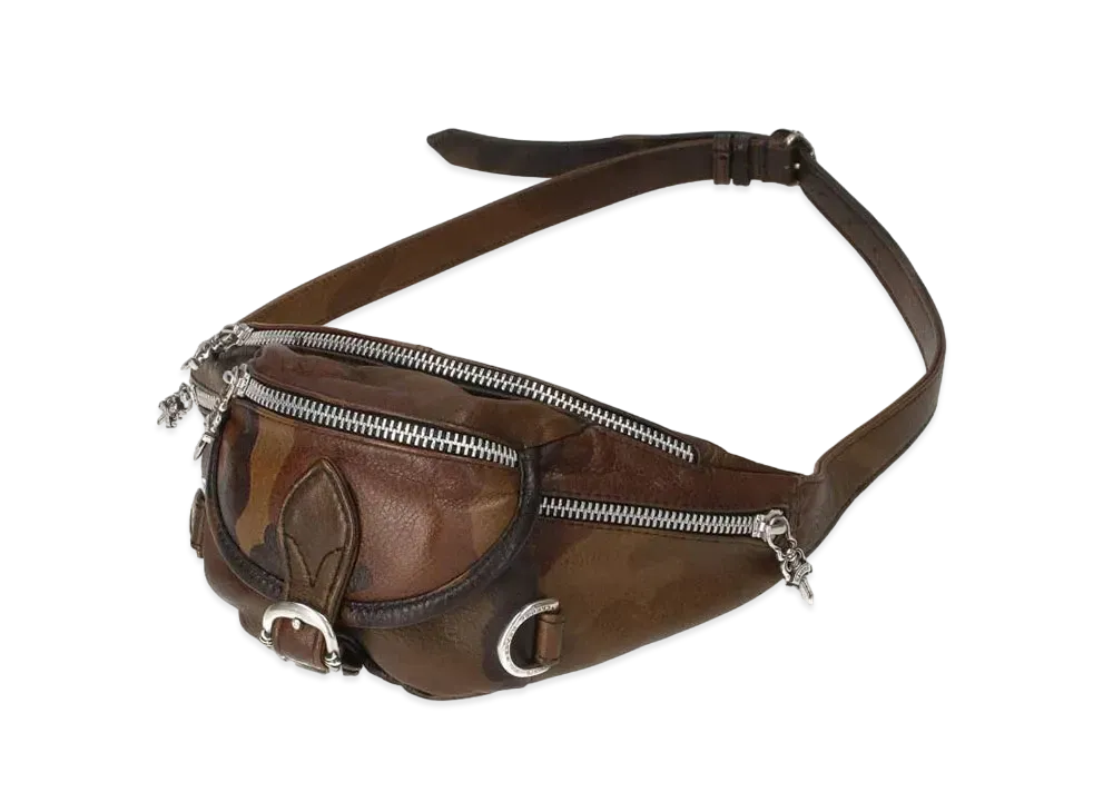 Chrome Hearts Snat Pack Mini Camouflage Dagger Gunsllinger Belt Bag "Brown"