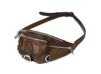 Chrome Hearts Snat Pack Mini Camouflage Dagger Gunsllinger Belt Bag "Brown"