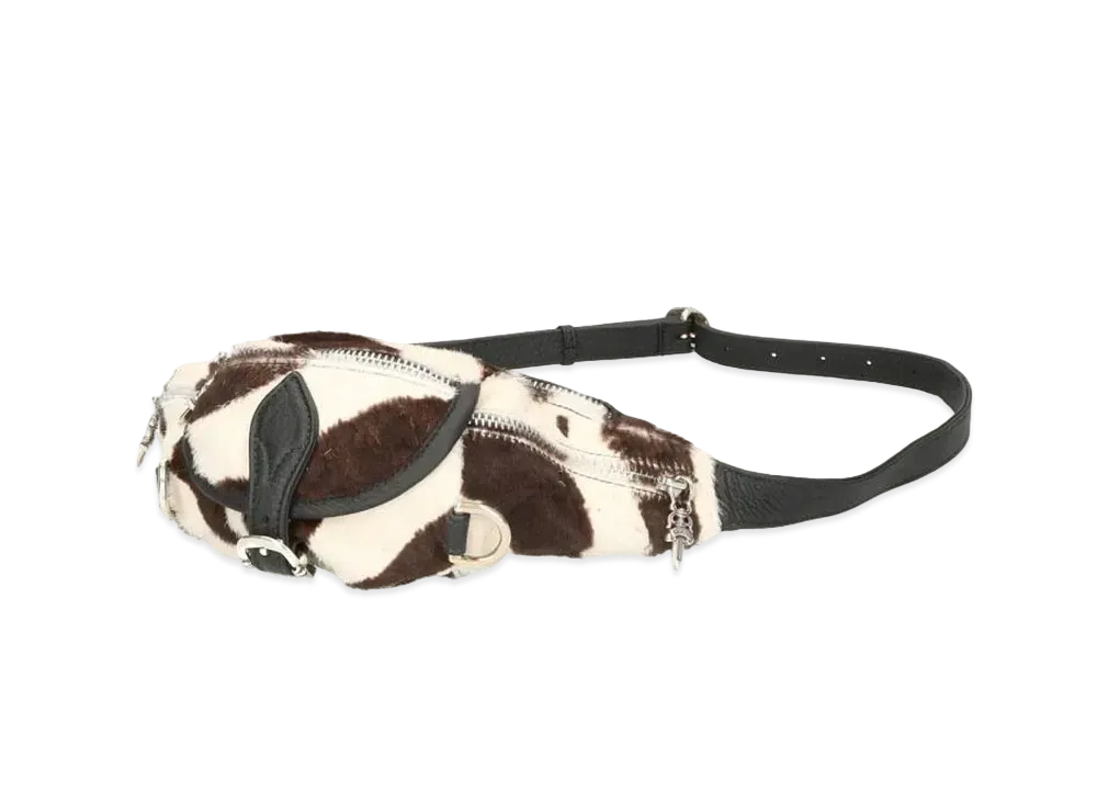 Chrome Hearts Snat Pack Mini Dagger Gunslinger Belt Harako Leather Waist Bag "White/Brown/Black"
