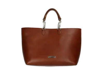 Chrome Hearts Shandi Chain Handle Leather Tote Bag "Brown"