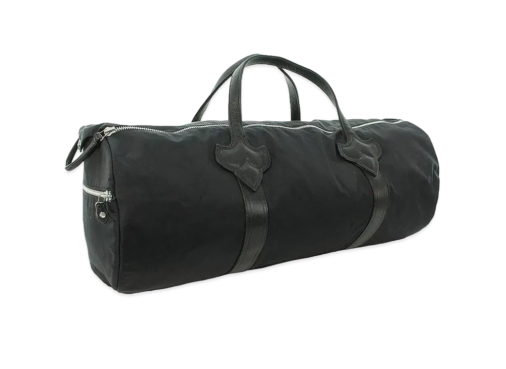 Chrome Hearts Duffle Gym Nylon Leather Boston Bag "Black"