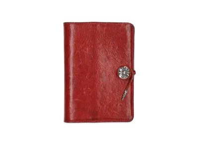 Chrome Hearts MS Cross Ball Leather Notepad "Red"