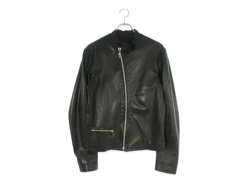 Chrome Hearts Dagger Single Riders Lamb Leather Leather Jacket "Black"