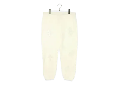 Chrome Hearts Y Not Cross Patch Sweat Long Pants "White"