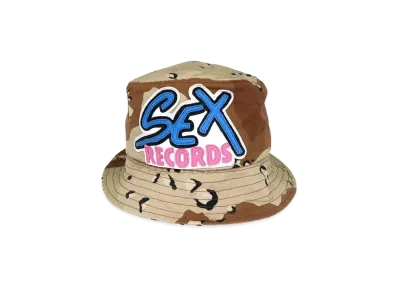 Chrome Hearts Sex Records Backet Hat "Chip Camo"