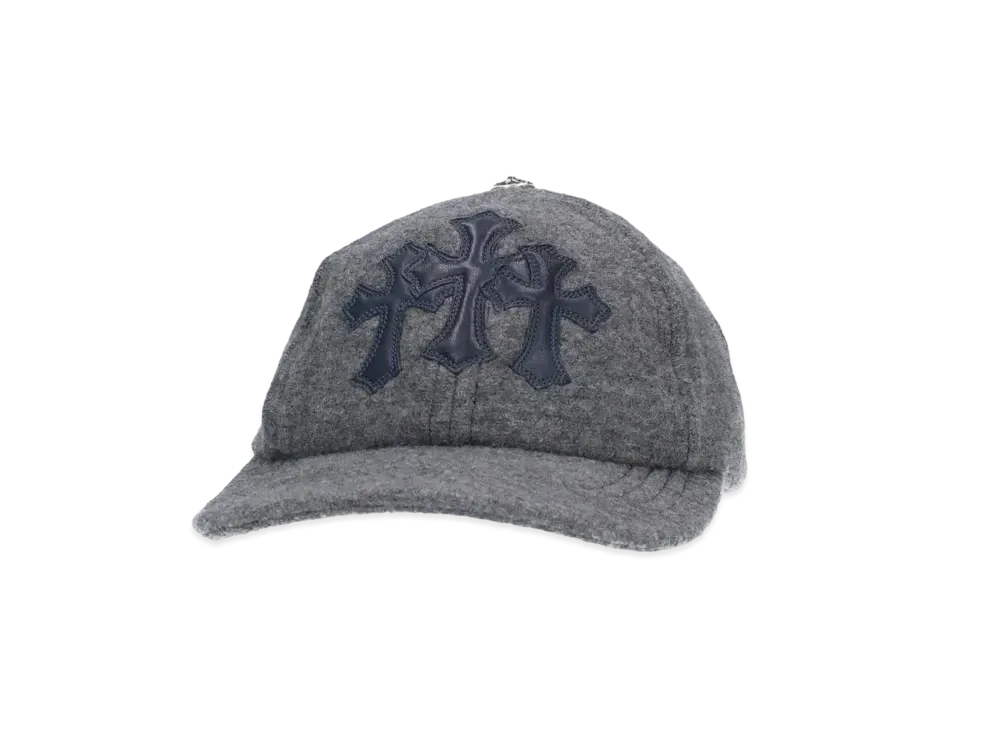 Chrome Hearts Trucker Cap Wool Cemetery Cross Patch Wool "Gray"