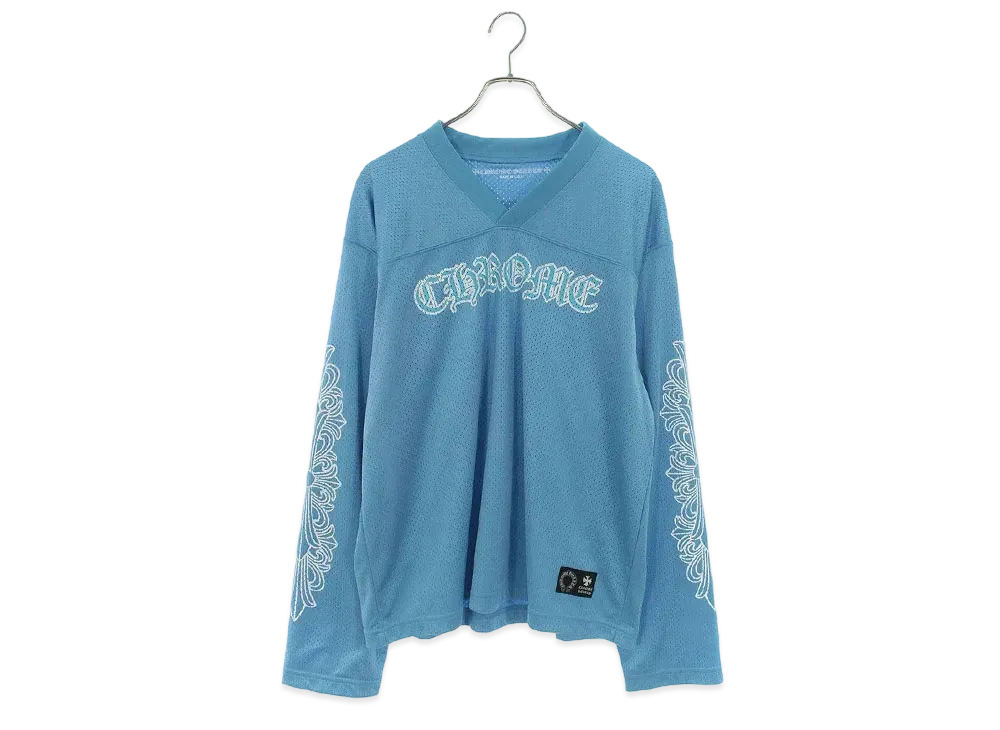 Chrome Hearts Mesh Warm Up Jersey "Light Blue"